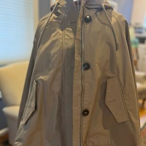 Hooded jacket raincoat